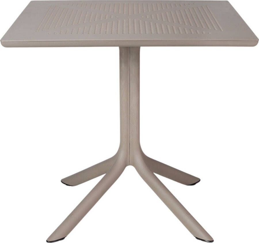 NARDI Tuintafel Clip Tortora 80 x 80 cm