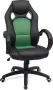 NaSK Racing stoel bureaustoel gaming stoel managersstoel PU zwart-groen - Thumbnail 1