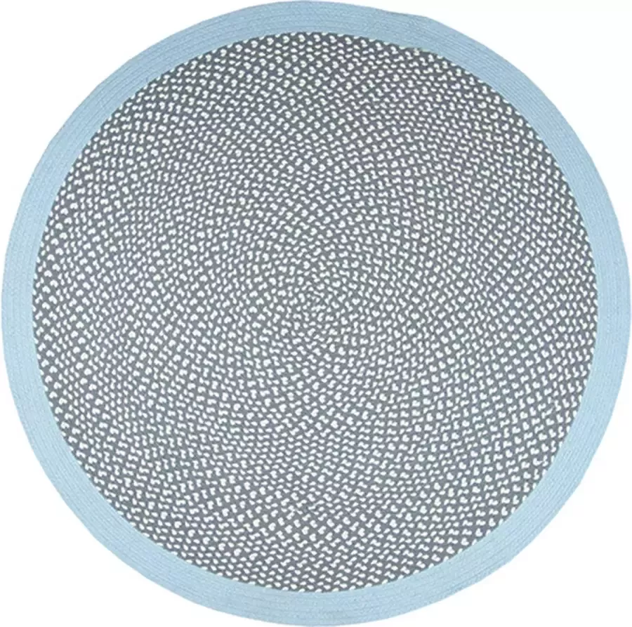 Nattiot Brenda Rond Vloerkleed Voor Kinderkamer Blue Tapijt ∅ 120 cm