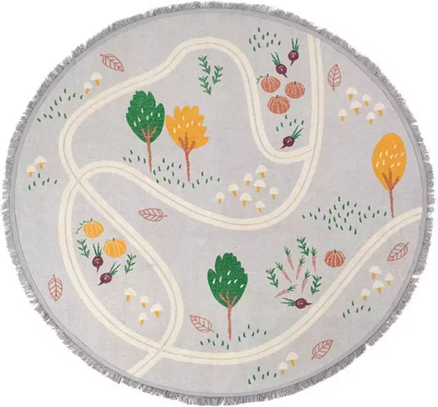 Nattiot Little Garden Rond Speelkleed Tapijt ∅ 120 cm