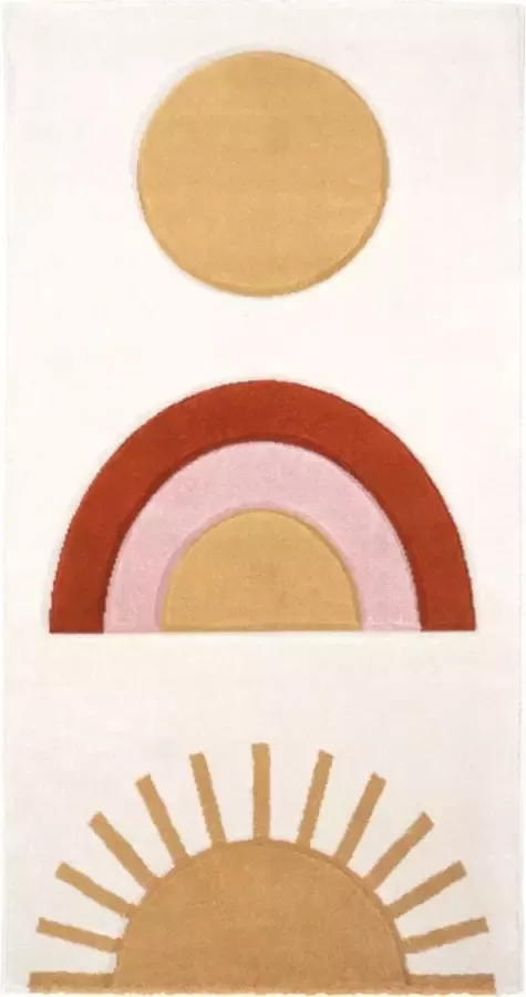 Nattiot Niceday Rainbow Vloerkleed Voor Kinderkamer Tapijt 80 x 150 cm