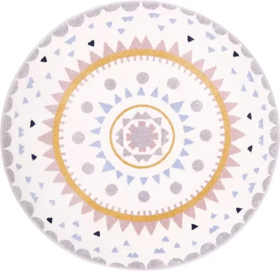 Nattiot Nolita Rond Vloerkleed Voor Kinderkamer Diameter 135 cm
