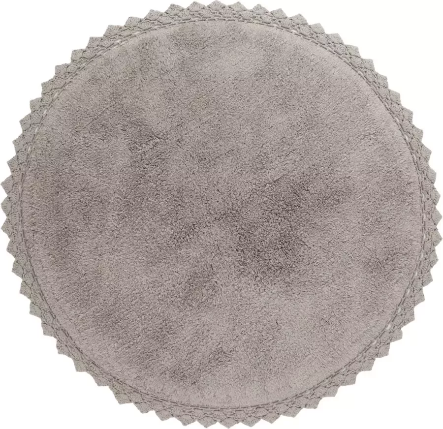 Nattiot Perla Grey Rond Vloerkleed Voor Kinderkamer Tapijt ∅ 110 cm