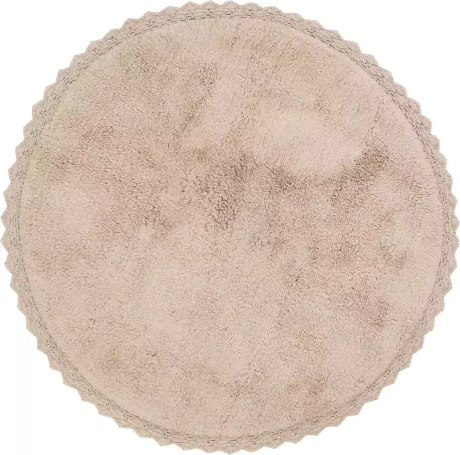 Nattiot Perla Nude Rond Vloerkleed Voor Kinderkamer Tapijt ∅ 110 cm