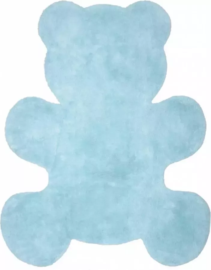 Nattiot Vloerkleed babykamer blauw voor jongen 100x80 cm