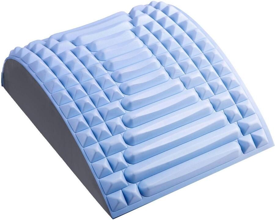 Natural Sleep Back Stretcher Pillow Neck Lumbar Support Massager for Neck Waist Back Sciatica Herniated Disc Pain Relief & Relaxation