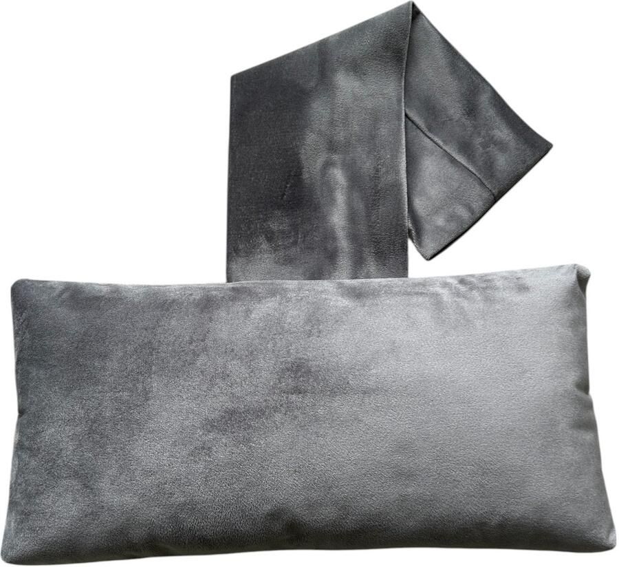 Natural Style Nekkussen Staopstoel Sta op stoel Nekkussen wasbaar Kussen Relaxstoel – Fiberfill vulling – Hoofdkussen met contragewicht Fauteuil – Ergonimische hoofd kussen Antraciet