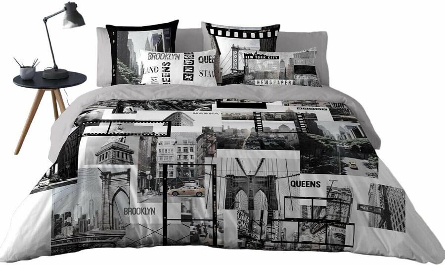 Naturals Noorse hoes DOWNTOWN Bed van 180 3 Onderdelen 260 x 220 cm