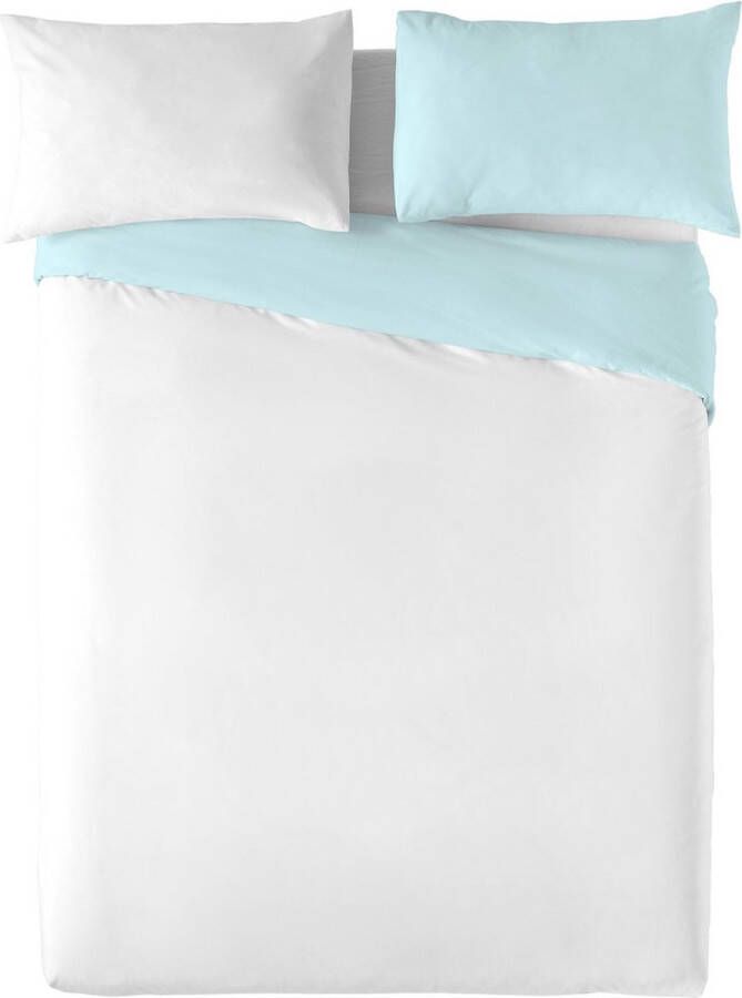 3814 Noorse hoes Naturals FUNDA NORDICA BICOLOR REVERSIBLE Blauw Wit Bed van 150 (240 x 270 cm)