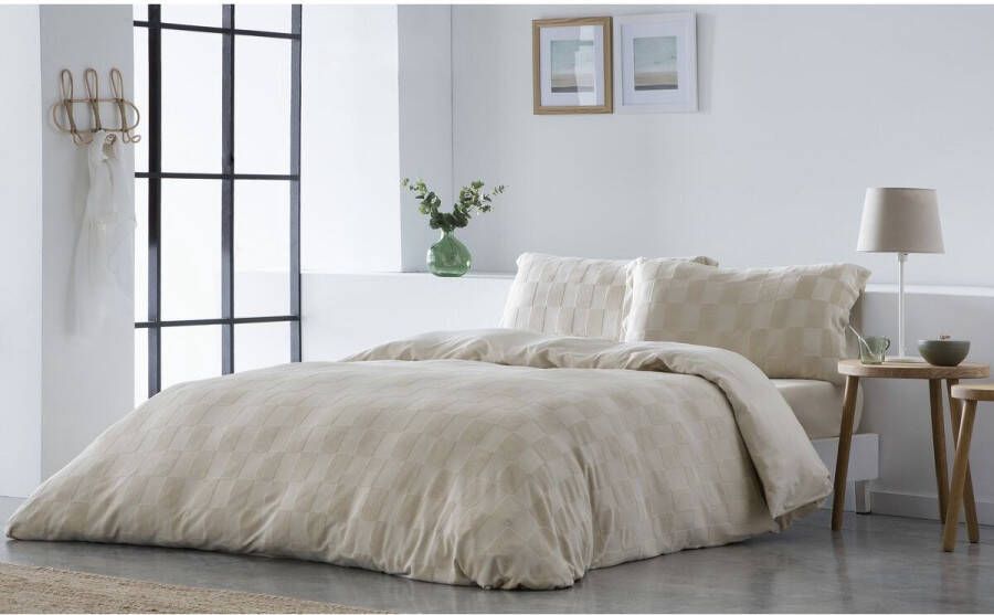 Naturals Noorse hoes ELBA Beige Bed van 150 (240 x 220 cm)