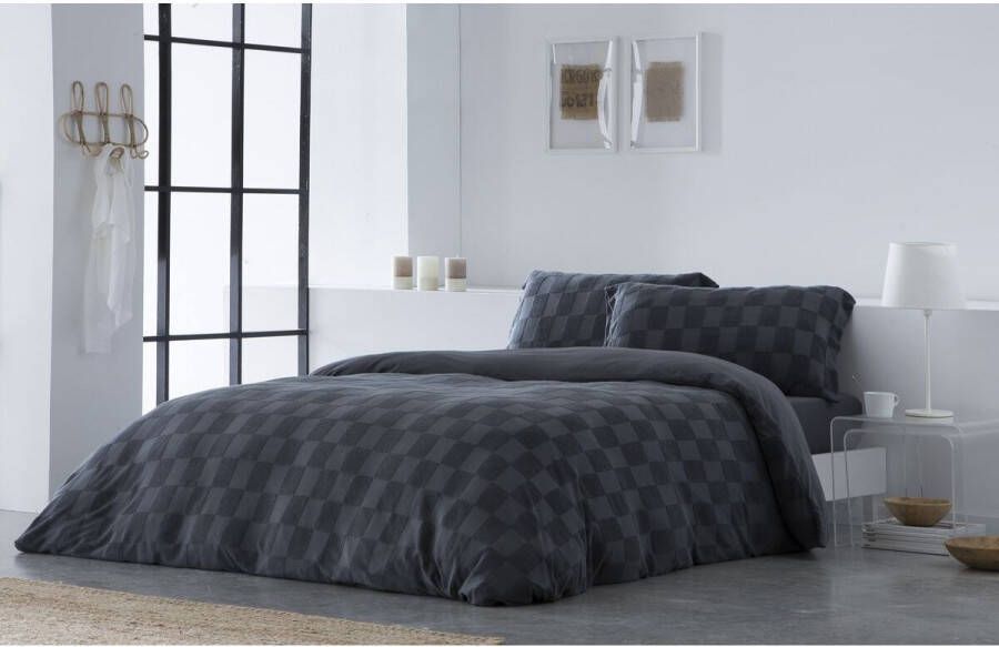 Naturals Noorse hoes ELBA Donker grijs Bed van 180 (260 x 240 cm)