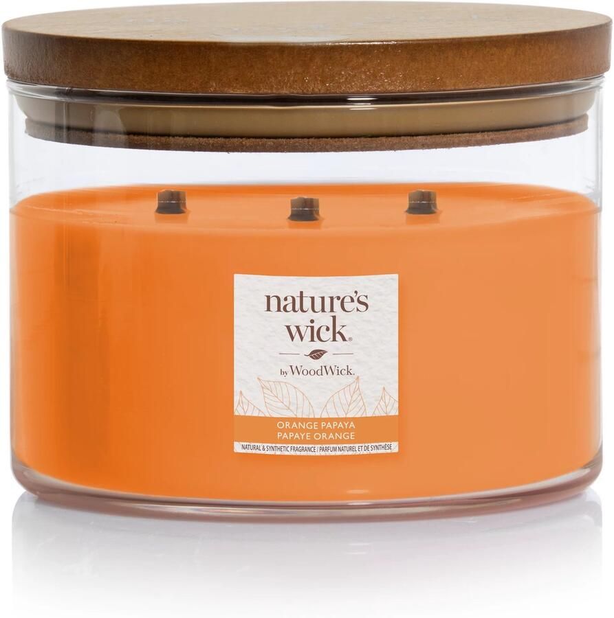 Nature's Wick Orange Papaya Large 3 Wick Tumbler
