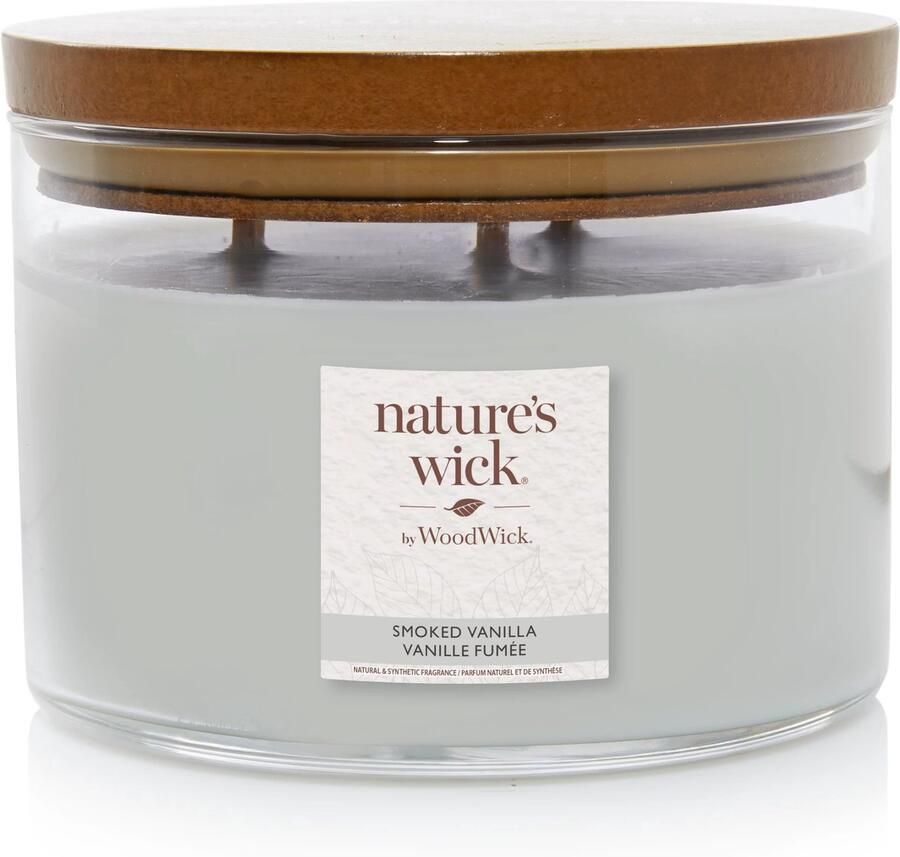 Nature's Wick Smoked Vanilla Large 3 Wick Tumbler
