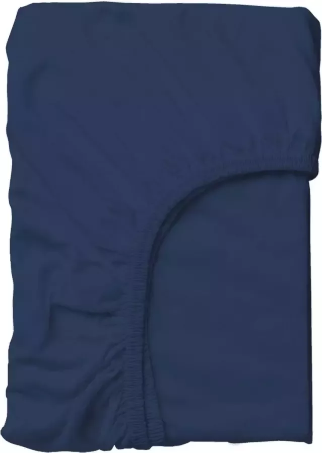 Nautica Jersey Katoenen Hoeslaken Eenpersoons Hoeslaken 100x200 cm met hoekhoogte 30 cm Geschikt voor boxspring en matras Elastiek Rondom Strijkvrij Grijs