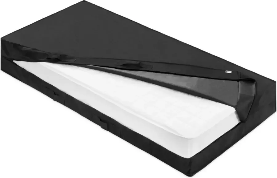 Navaris matrasbeschermer hoes voor matrassen 80 x 200 x 25 cm Opbergzak bescherming tegen stof vuil en schimmel Stevig en ademend materiaal