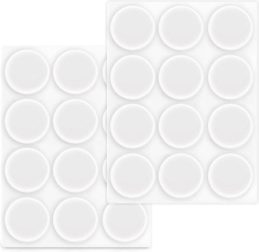 Navaris elastische deurstoppers Absorbeert trillingen en geluid Voor deuren dasten en onderzetters 24 stuks