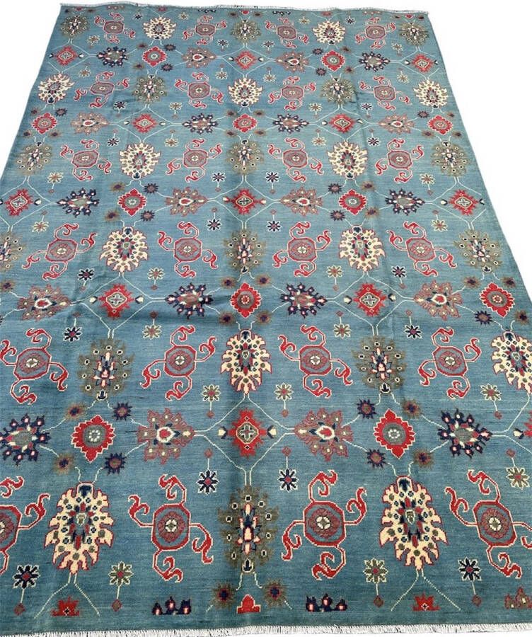 Nazaritapijten.com Afghaanse Oosterse-Kazak-Tapijt Vloerkleed 202 x 302 cm Handgeknoopt Hand Gemaakt 100 % Wol voor binnen Rechthoek Nazaritapijten