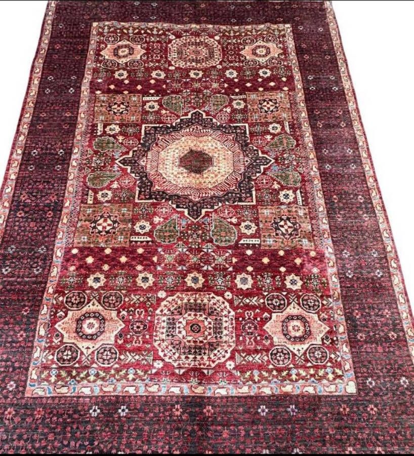 Nazaritapijten.com Afghaanse Oosterse-Moderne-Ziegler-Tapijt Vloerkleed 189 x 280 cm Handgeknoopt Hand Gemaakt 100 % Wol voor binnen Rechthoek Nazaritapijten