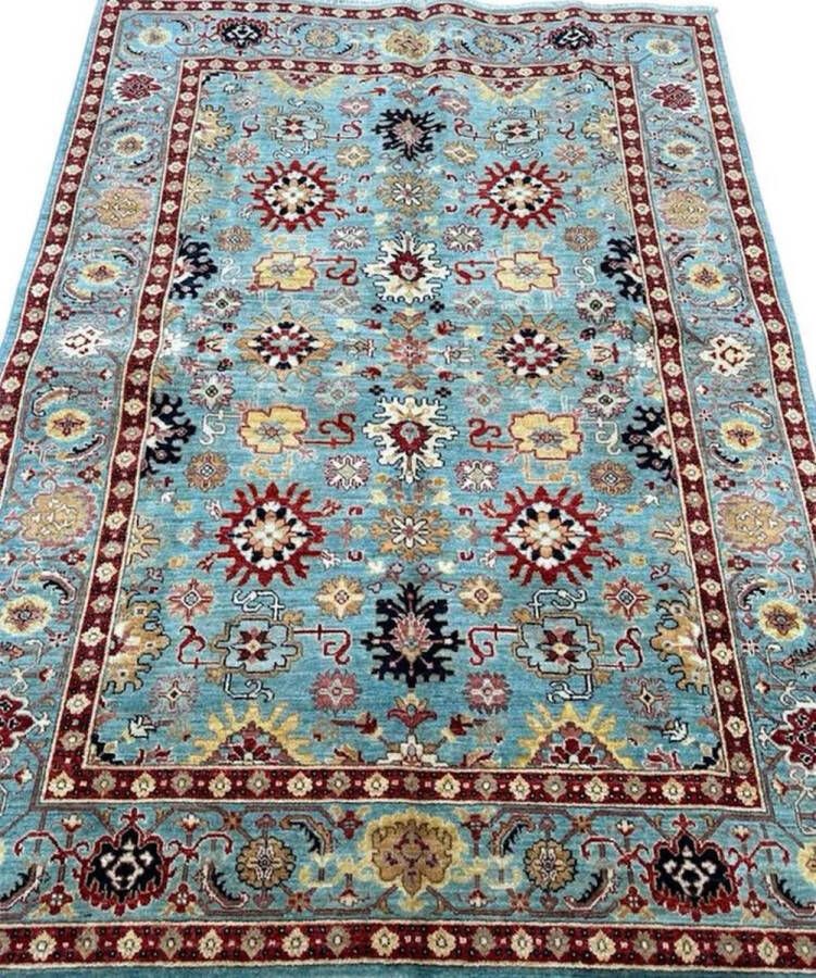 Nazaritapijten.com Afghaanse Oosterse-Ziegler-Tapijt Vloerkleed 170 x 235 cm Handgeknoopt Hand Gemaakt 100 % Wol voor binnen Rechthoek Nazaritapijten