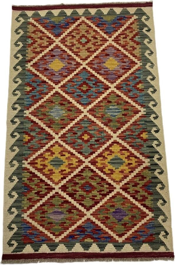 Nazaritapijten.com Afghaanse Kelim Oosterse Kelim Loper Kelim Handgemaakte Kelim Speciaal Cadeau 100% Wol schaap Wol Handgemaakt Vloerkleed Afmetingen : 0.84 x 139 cm- Kelim ID K-824