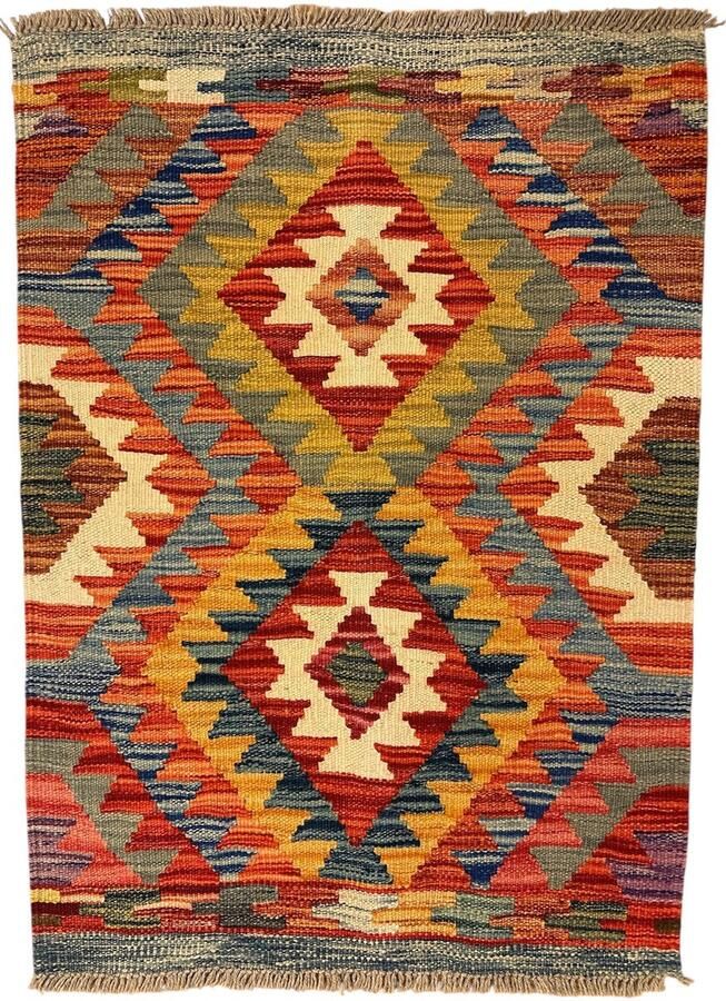 Nazaritapijten.com Kelim Tapijt Vloerkleed Kelim Oosterse Handgeweven x 84 CM (100%) Wol kleurstoffen schapenwol