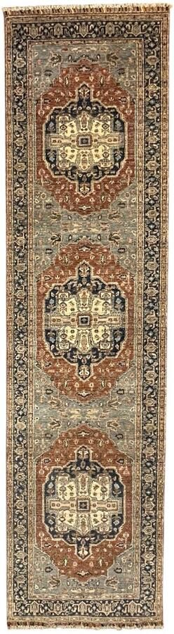 Nazaritapijten.com Loper Perzische Vloerkleed Heriz Tapijt Handgeknoopt Tapijt Handgemaakt Afghaanse Perzische Heriz 82 x 323 CM %100 Wol