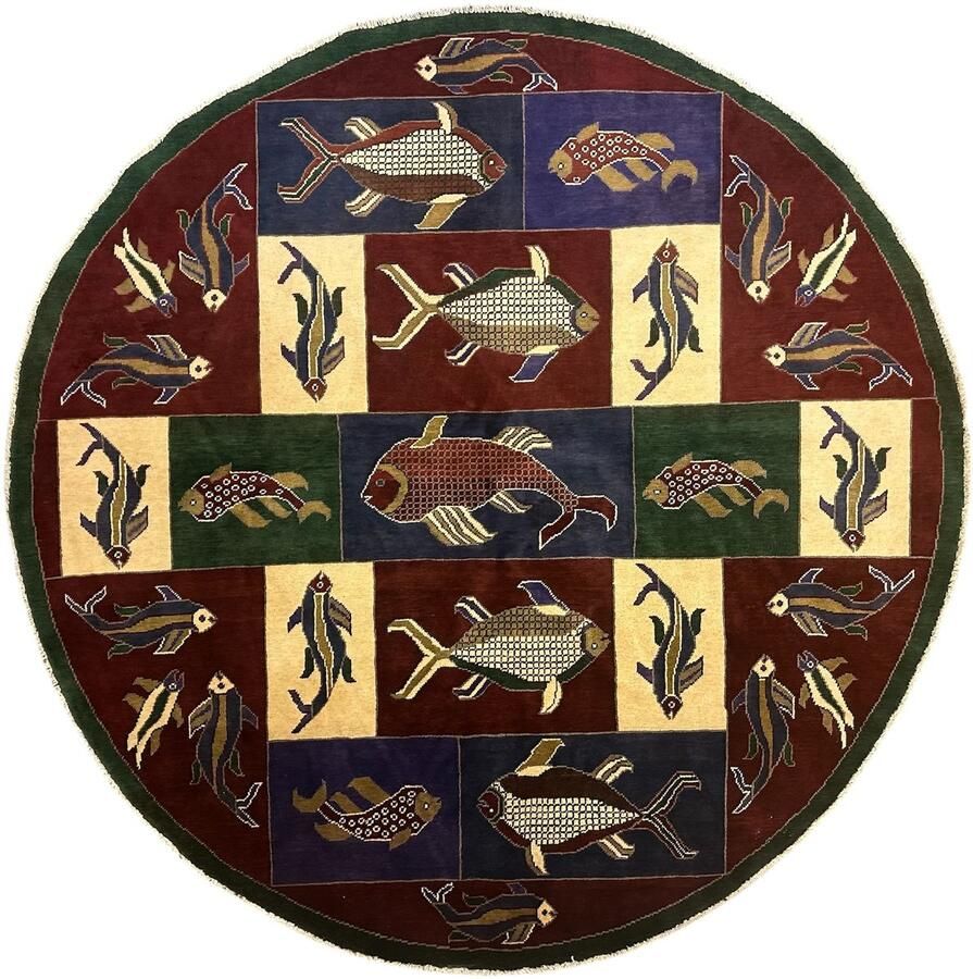 Nazaritapijten.com Oosterse tapijt Vloerkleden Tapijt Handgeknoopt Tapijt Handgemaakt Tapijt Afghaanse %100 Wol Ziegler Ushak 200 X 200 CM 4 m2