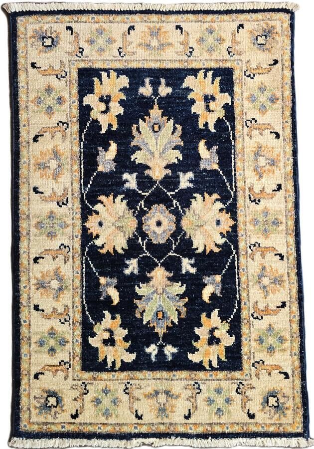 Nazaritapijten.com Tapijt Tafelkleed -Afghaanse Oosterse Tapijt Ziegler Tapijt Origineel Authentiek Uniek Vintage x 89 CM Hand Gemaakt 100 % Wol Handgeknoopte Tapijt ID P-645