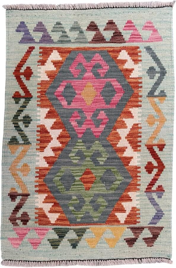 Nazaritapijten.com Kelim Tapijt Vloerkleed Kelim Oosterse Handgeweven x 84 CM (100%) Wol kleurstoffen schapenwol - Foto 3