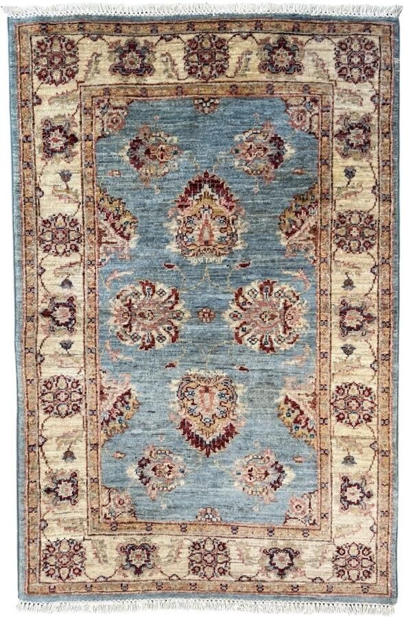 Nazaritapijten.com Tapijt Ziegler -Handgeknoopt Tapijt Vloerkleed Handgemaakt Afghaanse Oosterse Tapijt (100%) Wol 83 x 129 CM