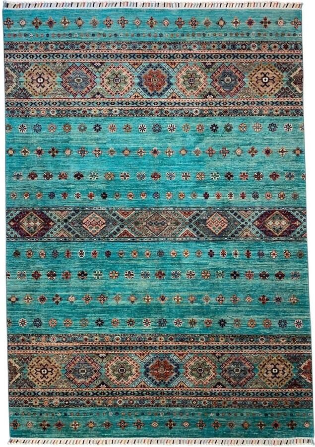 Nazaritapijten.com Vintage Tapijt-Perzische Vloerkleden Handgeknoopt Tapijt Handgemaakt Tapijt -Afghaanse Khorjin 178 X 249 CM %100 Wol