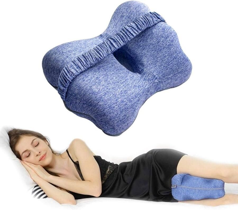 NbyMe Kniekussen voor in Bed Beenkussen Zijslaper Verhoging Rugslaper Orthopedisch