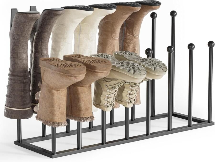 NbyMe Laarzenrek Voor Buiten Schoenenrek 25 x 79 x 44.5