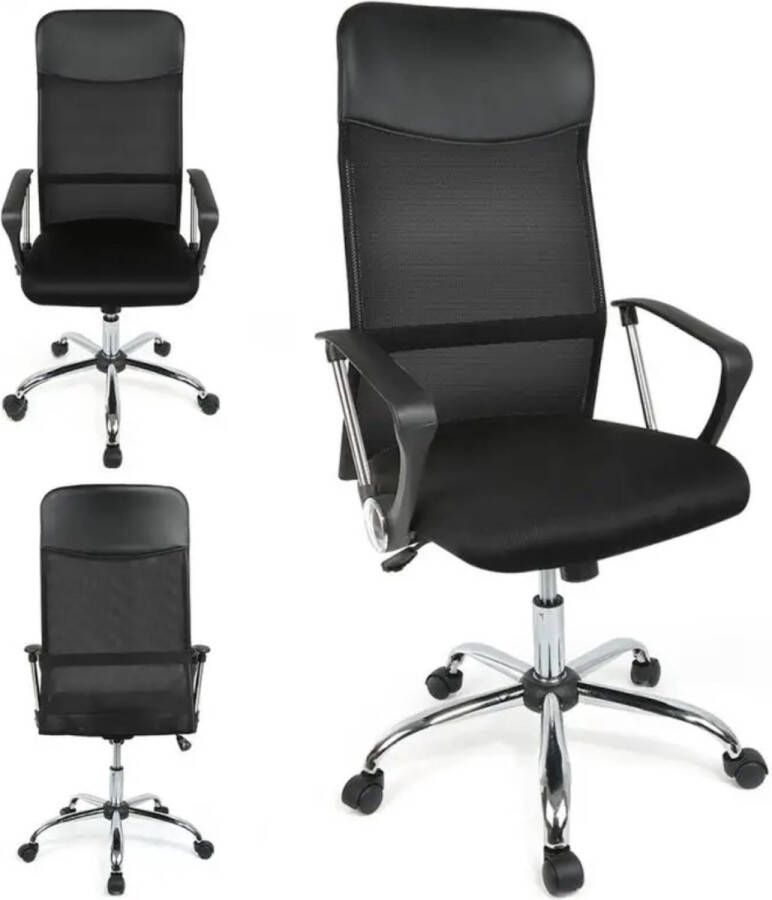 Ned products Ned s Ergonomische Bureaustoel – Bureaustoelen Voor Volwassenen – Verstelbaar – Office Chair – Bureau Stoel 120 KG Zwart - Foto 2