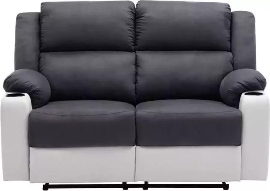 Nee Manual 2 -Seater Sofa MicroFiber Gray L 195 x D 95 x H 101 cm Genius
