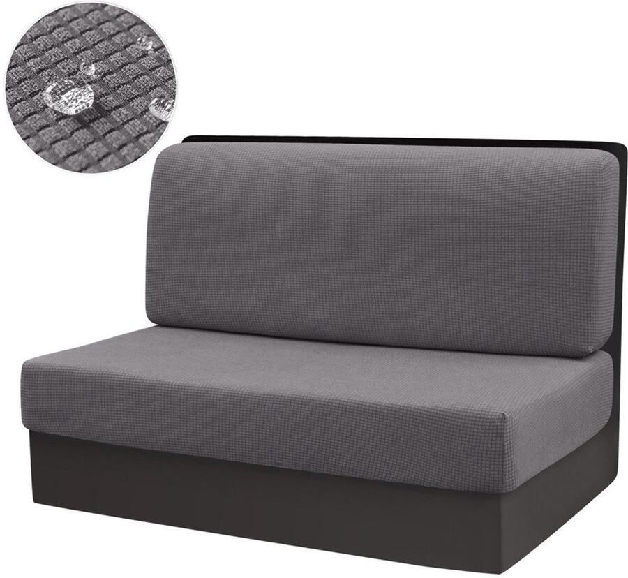 Nee 2-Delige Wafel Stretch Stoelhoes Caravan Campervan Stoelhoes Het hele jaar door Huisdiervriendelijk Rekbaar Ontwerp Perfect voor Caravan en Thuisgebruik Sofa Hoes