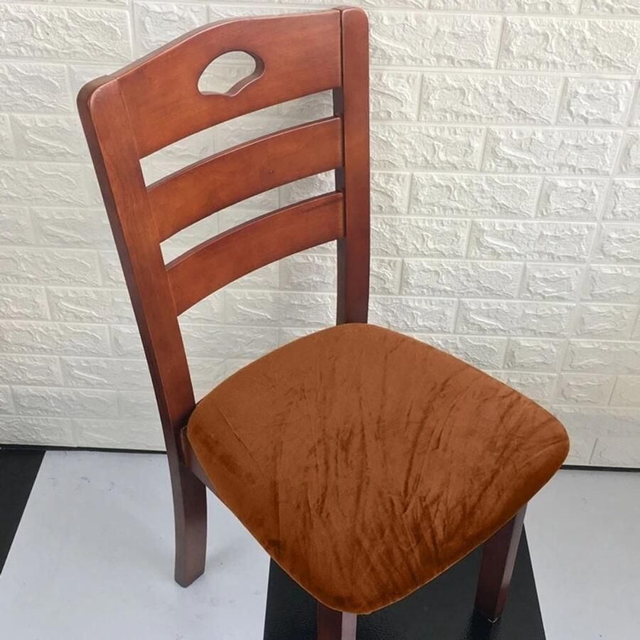 Nee 2 stuks stoelbeschermer Super zachte fluweel stof zithoes elastische stoel cover stoel kussen cover geschikt voor hotel banket restaurant en woonkamer