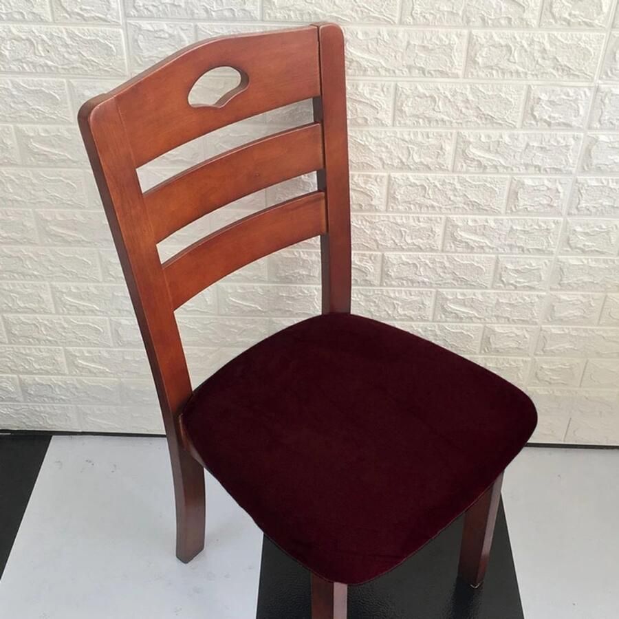 Nee 2 stuks stoelbeschermer Super zachte fluweel stof zithoes elastische stoel cover stoel kussen cover geschikt voor hotel banket restaurant en woonkamer
