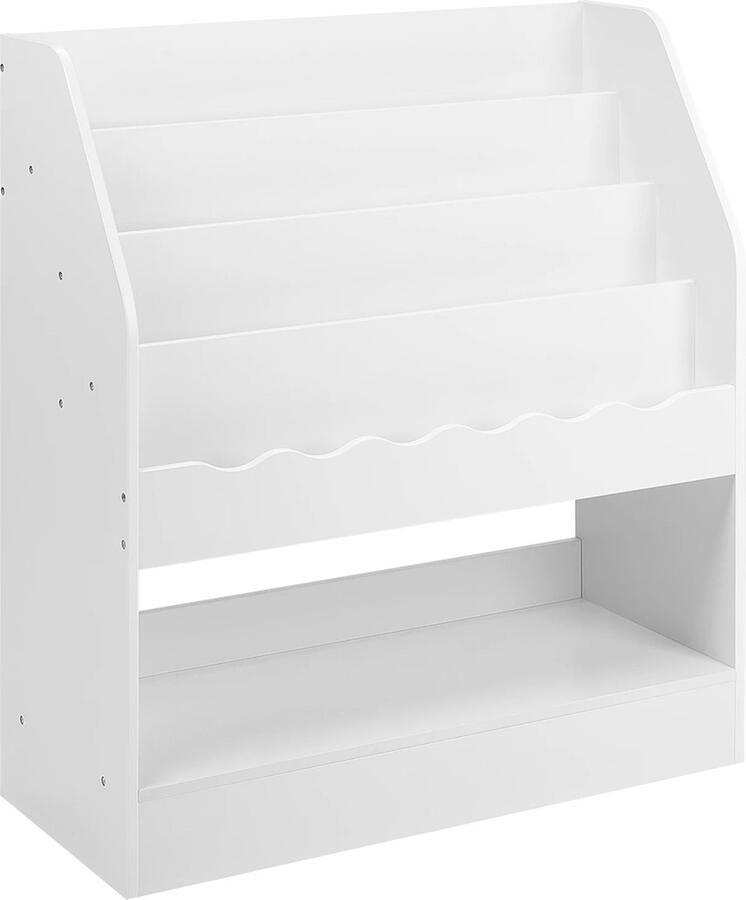 Neos Néos Boekenkast voor Kinderen 5 Compartimenten Wit Hout 70x80x30cm