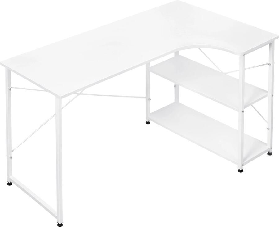 Neos Néos Bureau Hoekbureau Wit MDF Metaal 120x74x71.5cm