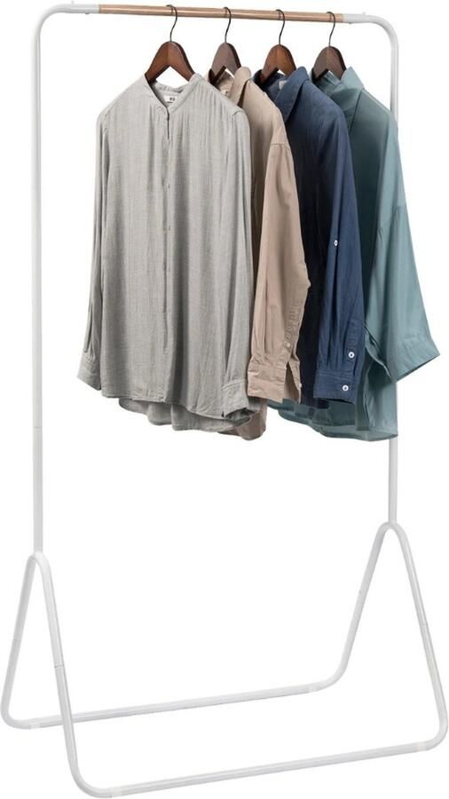 Neos Néos Kapstok Kledingrek Eenvoudig Ontwerp Wit 79x43x145cm