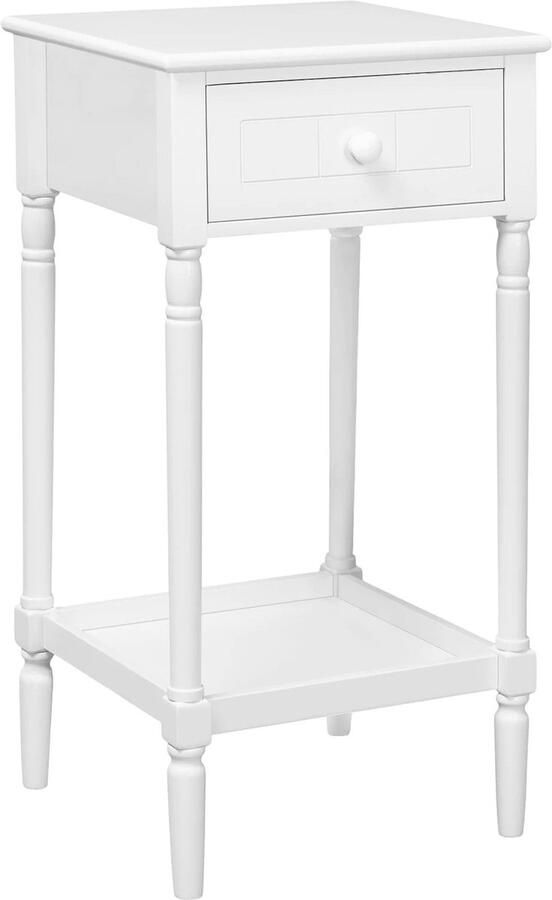 Neos Néos Nachtkastje 1 Lade Barok MDF Wit 35x35x70.5cm