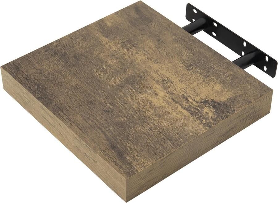 Neos Néos Zwevende Wandplank Boekenplank Eiken Hout Bruin 25cm