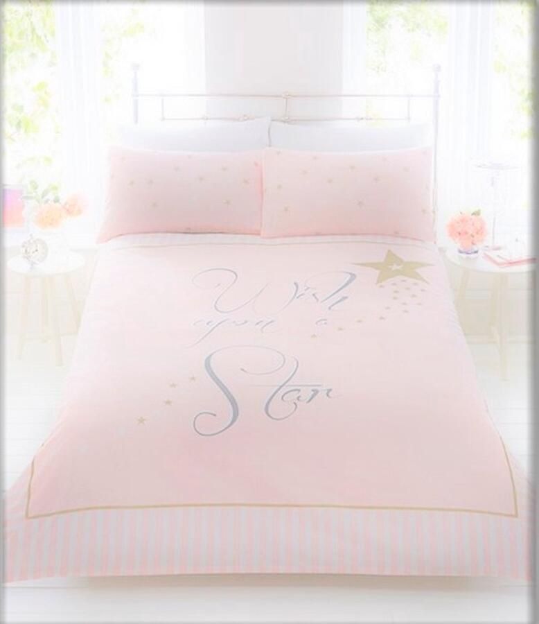 NEP peuter kinderbed dekbedovertrek roze paars met dieren