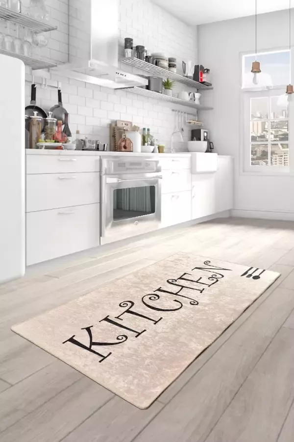 Nerge.be Keuken Badkamer Zachte Mat 120 x 80 cm Anti Slip Polyester Modern