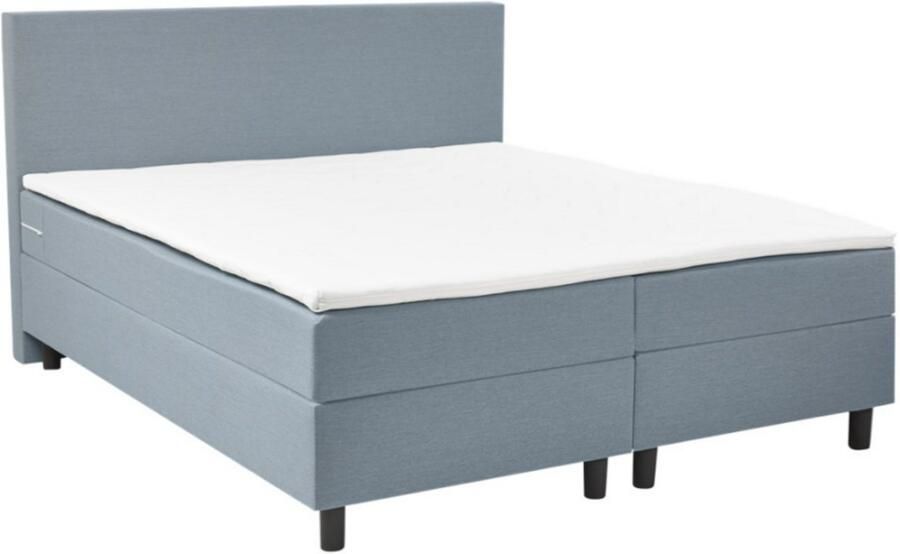 Nessa 160x220 Boxspring Rolene Blauw Complete Boxspring Inclusief Topper