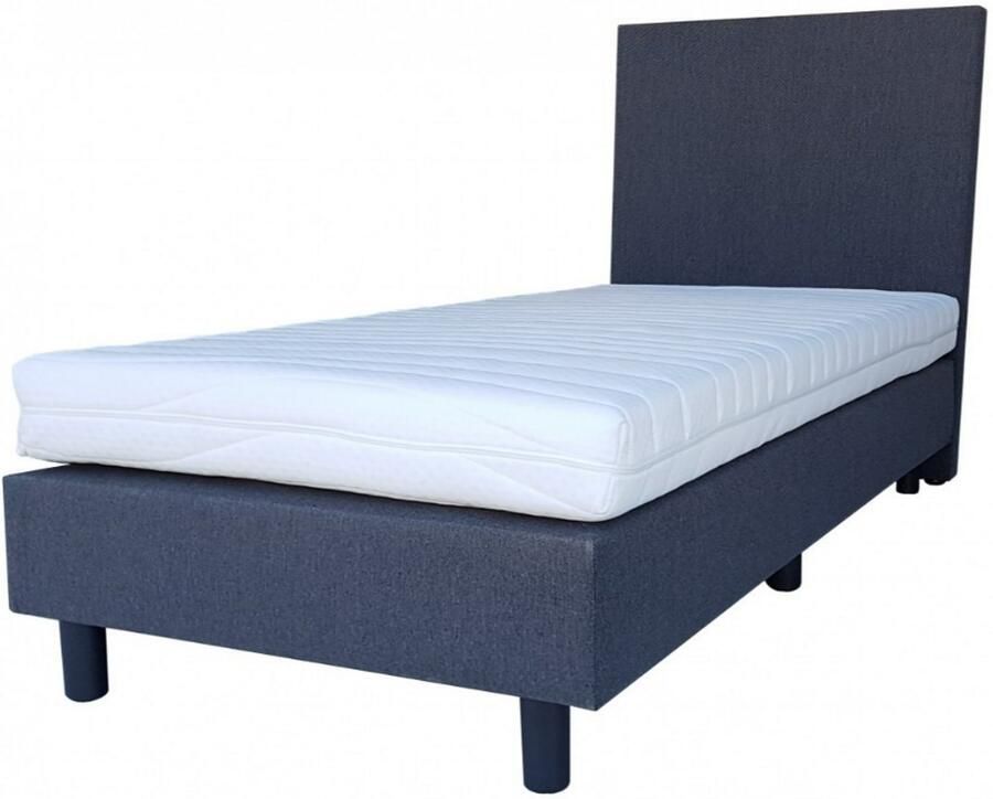 Nessa 70x210 Boxspring Bjorn Antraciet + Pocketvering matras 20cm - Foto 2
