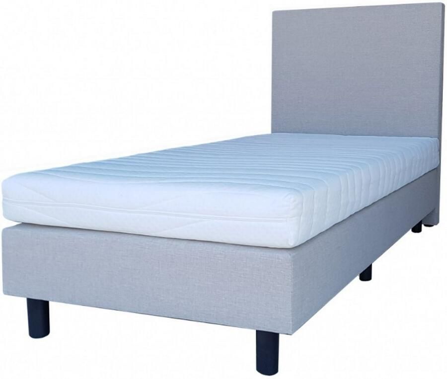 Nessa 80x190 Boxspring Bjorn CrÃ¨me Beige + Pocketvering matras 20cm - Foto 2