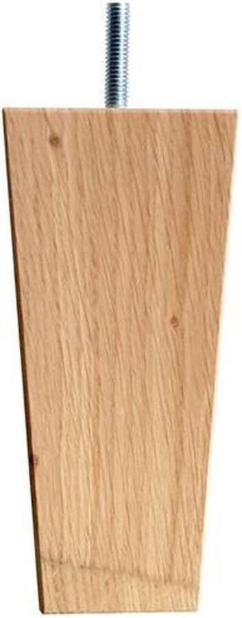 Nessa Boxspring Poten Taps Eiken Hout 15cm