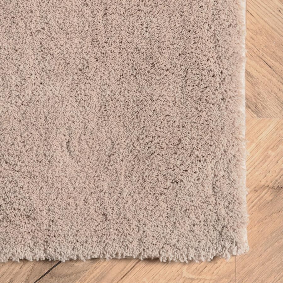 Nest living Rune Vloerkleed Hoogpolig Tapijt Rechthoekig Scandinavisch Groot Woonkamer Beige 300 x 200 cm